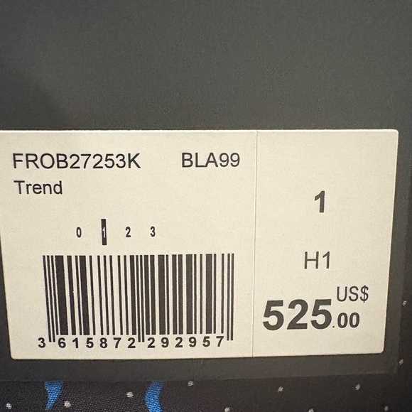 The Kooples Silk Wrap Dress NWT | Size small | Black & Blue Floral - Picture 14 of 14